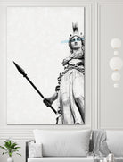 Athena the goddess of wisdom by Menelaos Trompoukis on GIANT ART - gray digital painting