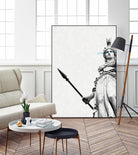 Athena the goddess of wisdom by Menelaos Trompoukis on GIANT ART - gray digital painting