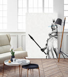 Athena the goddess of wisdom by Menelaos Trompoukis on GIANT ART - gray digital painting