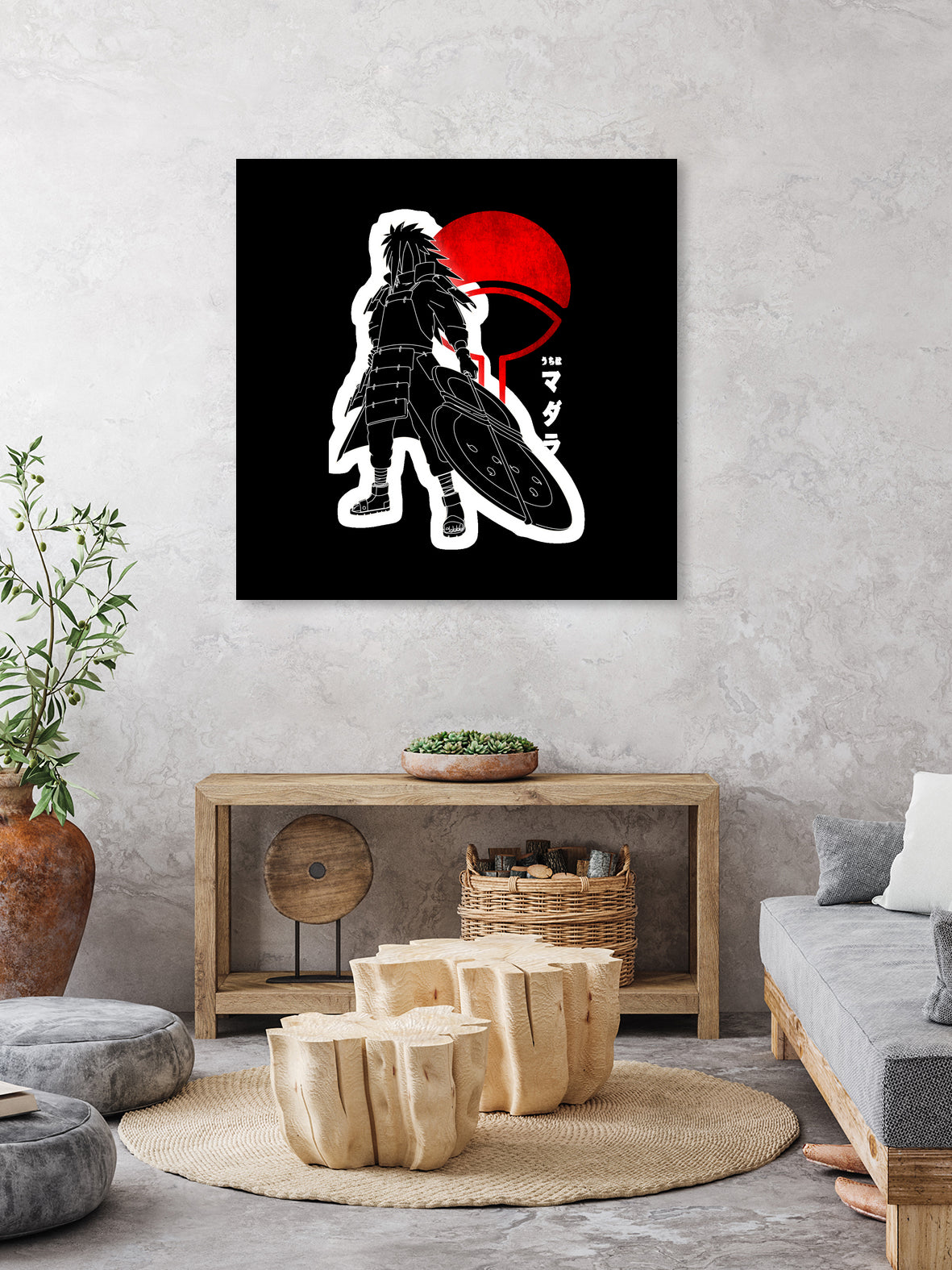 Madara Uchiha Naruto Anime by Ridwan Art on GIANT ART - black character design