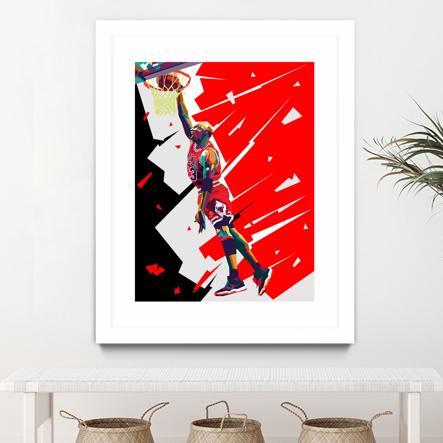 michael jordan by yahya agustiono on GIANT ART - white photo illustration