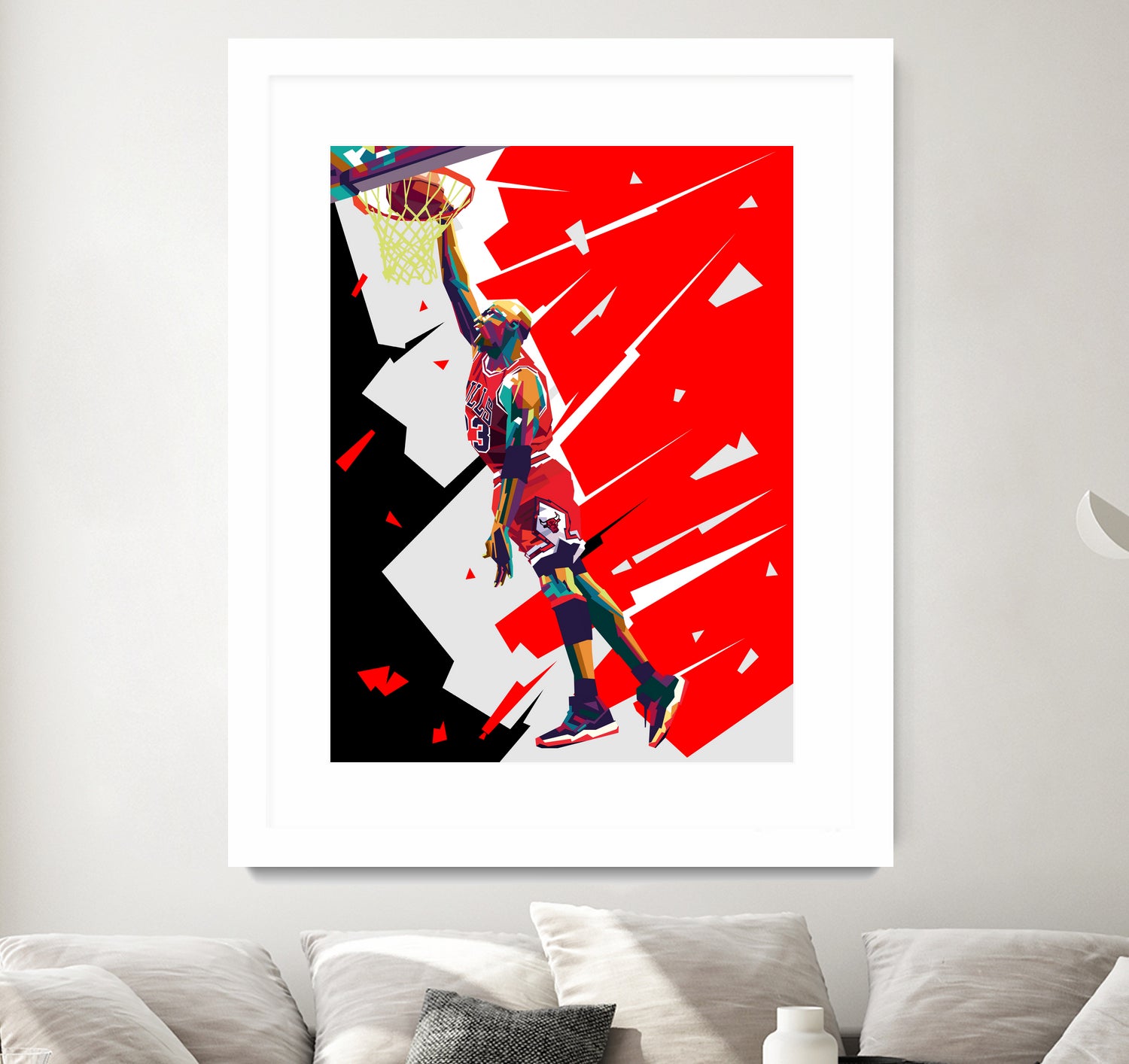 michael jordan by yahya agustiono on GIANT ART - white photo illustration