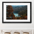 pine tree at Emerald Bay Lake Tahoe California USA by sutee monchitnukul on GIANT ART - red photo manipulation