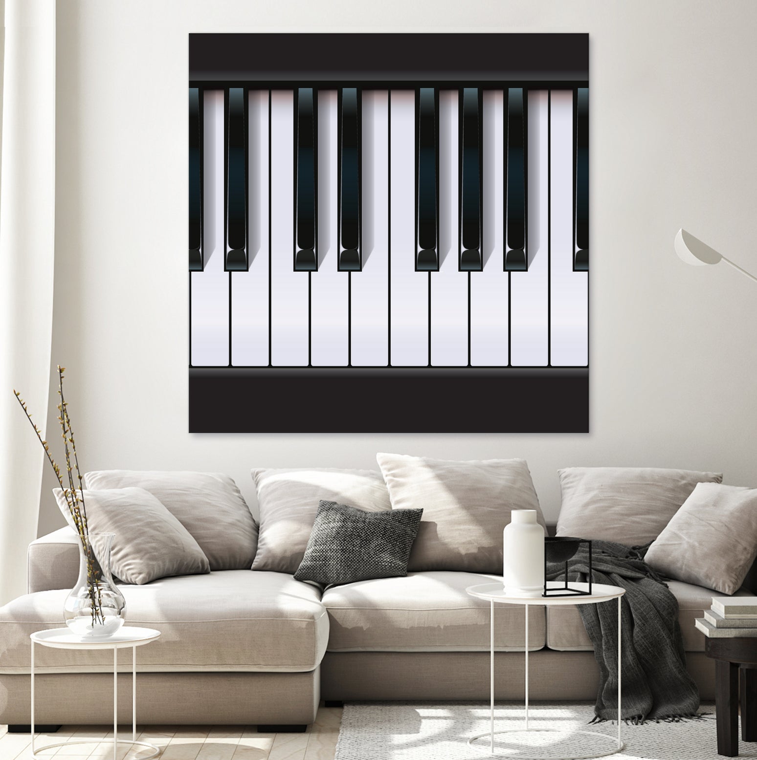 Piano by Rob Snow on GIANT ART - black vector illustration