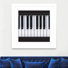 Piano by Rob Snow on GIANT ART - black vector illustration