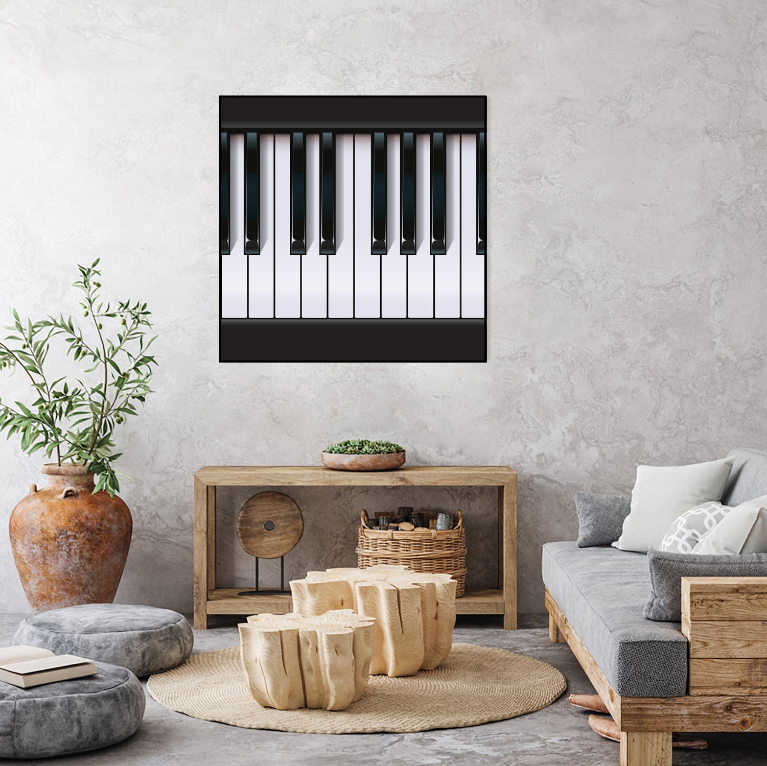 Piano by Rob Snow on GIANT ART - black vector illustration