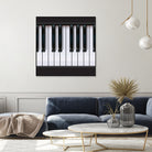 Piano by Rob Snow on GIANT ART - black vector illustration