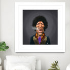 Jimi Hendrix by Rob Snow on GIANT ART - brown digital painting