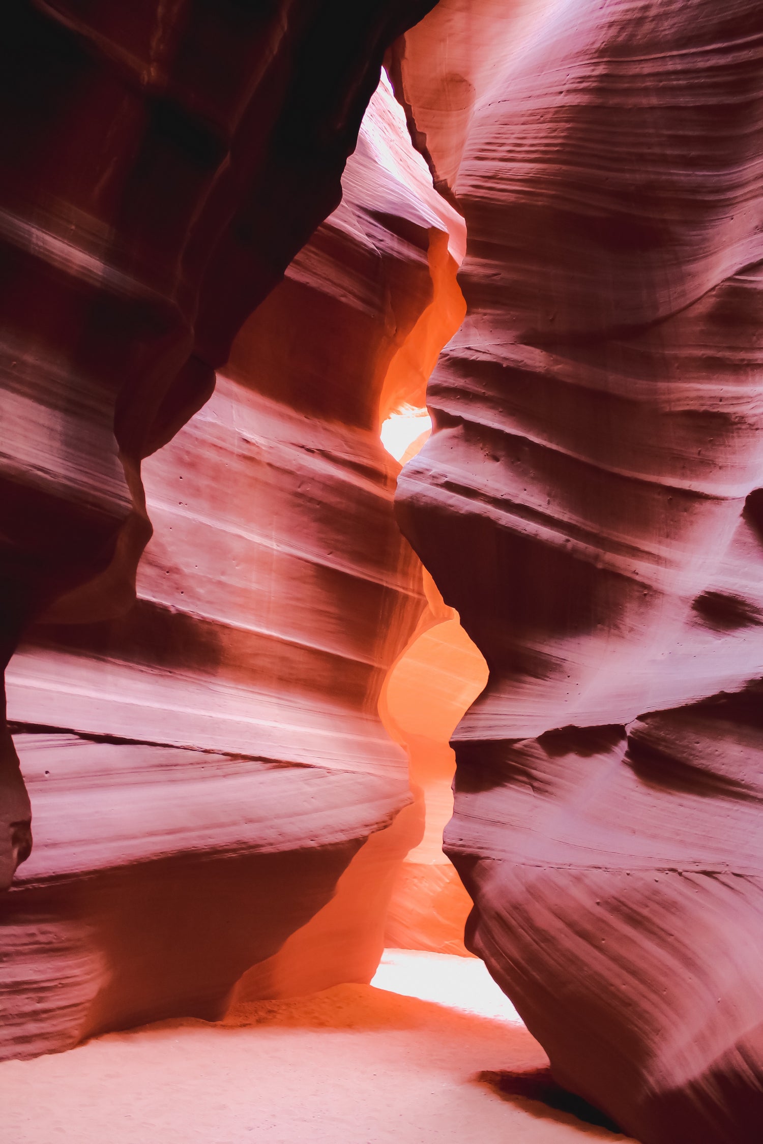 Cave in the desert at Antelope Canyon Arizona USA by sutee monchitnukul on GIANT ART - orange photo manipulation