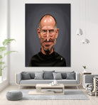 Steve Jobs by Rob Snow on GIANT ART - black digital painting