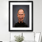 Steve Jobs by Rob Snow on GIANT ART - black digital painting