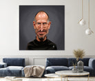 Steve Jobs by Rob Snow on GIANT ART - black digital painting