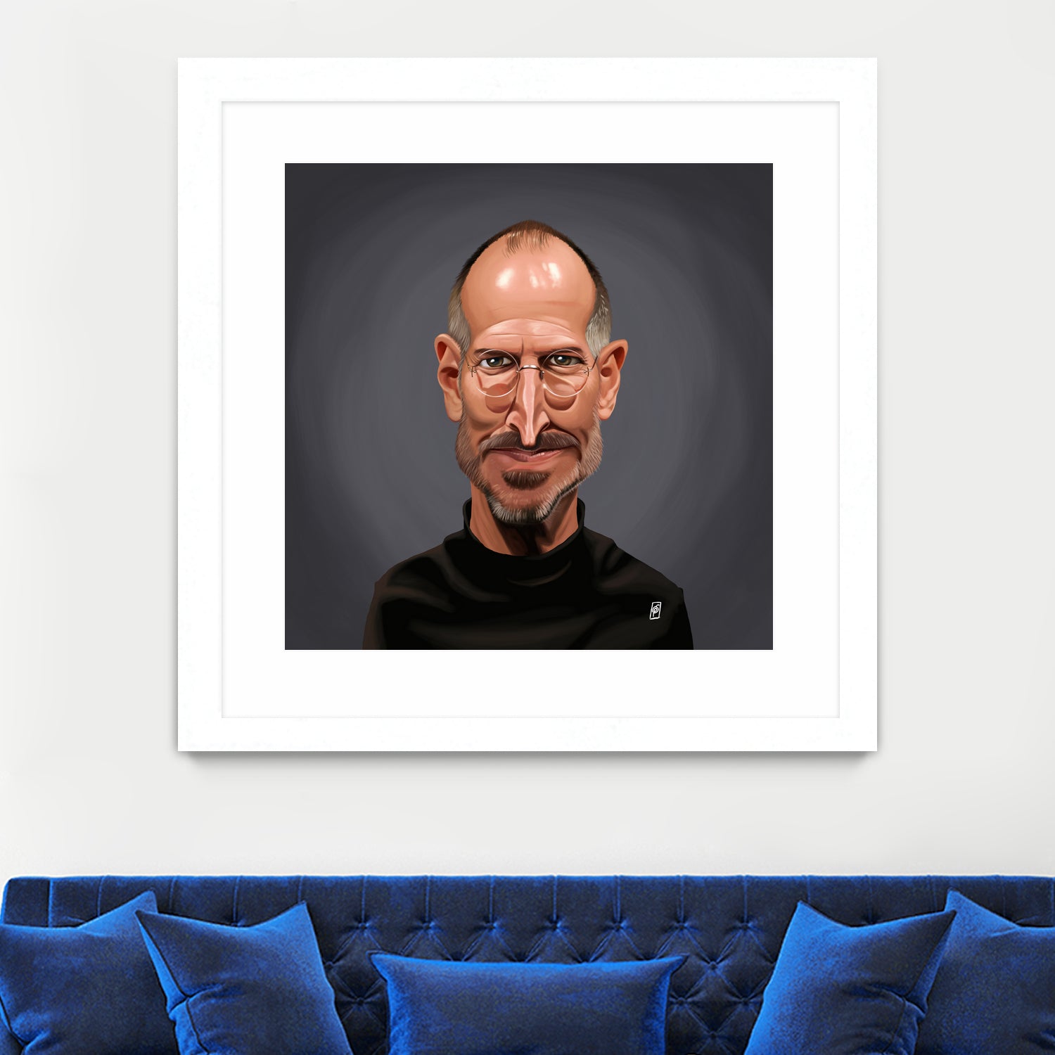 Steve Jobs by Rob Snow on GIANT ART - black digital painting