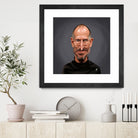 Steve Jobs by Rob Snow on GIANT ART - black digital painting