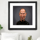 Steve Jobs by Rob Snow on GIANT ART - black digital painting