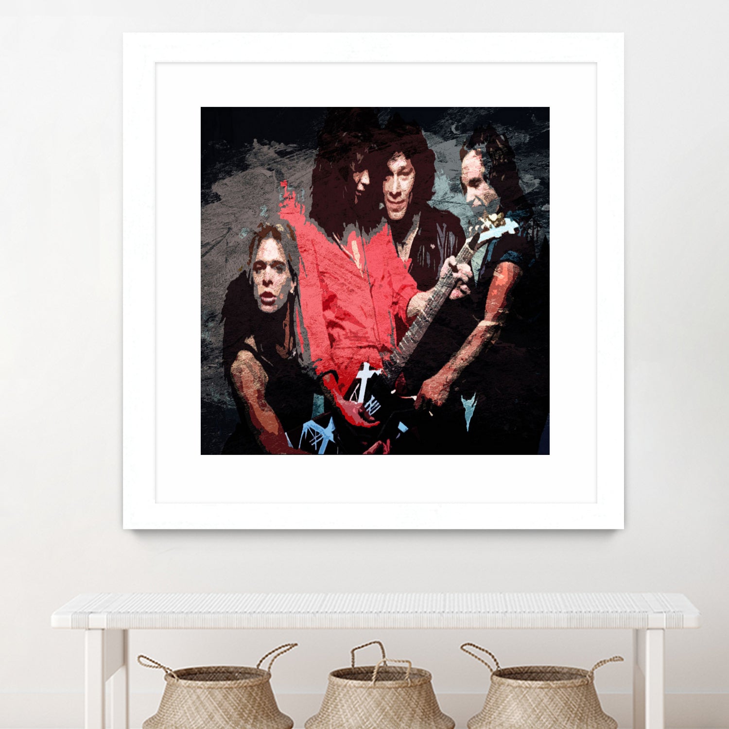 Van halen the band legend by Shohib project on GIANT ART - white digital painting