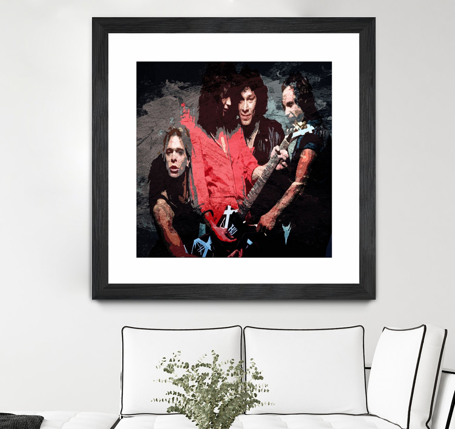 Van halen the band legend by Shohib project on GIANT ART - white digital painting