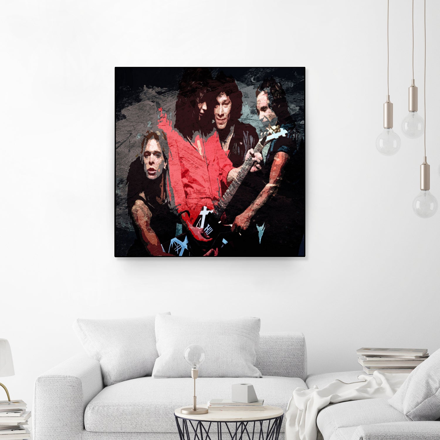 Van halen the band legend by Shohib project on GIANT ART - white digital painting