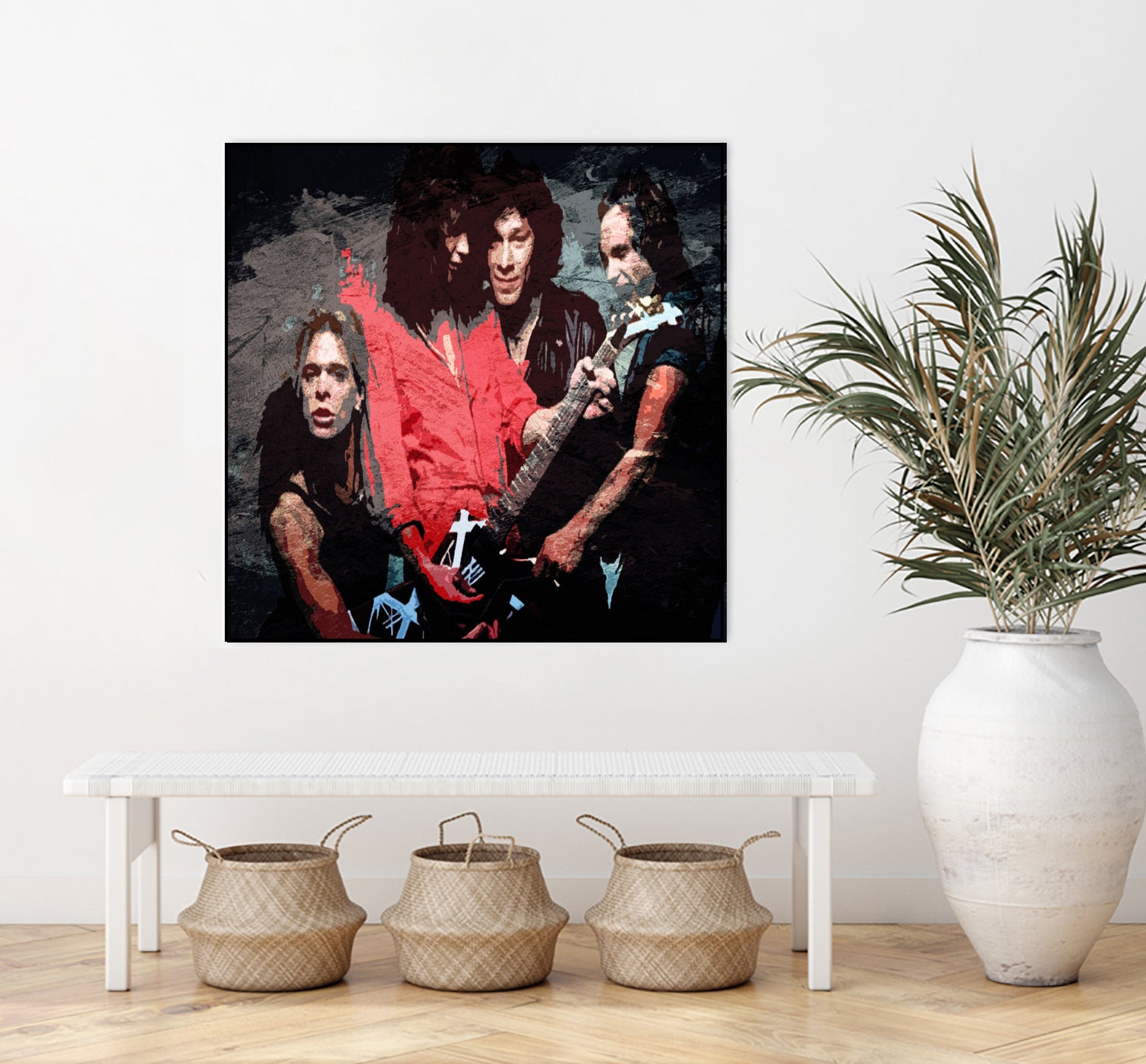 Van halen the band legend by Shohib project on GIANT ART - white digital painting