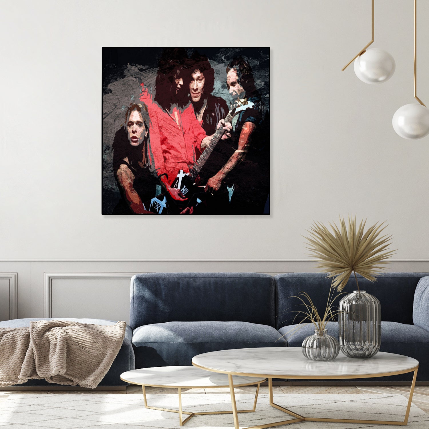 Van halen the band legend by Shohib project on GIANT ART - white digital painting