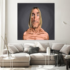 Iggy Pop by Rob Snow on GIANT ART - green digital painting