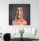 Iggy Pop by Rob Snow on GIANT ART - green digital painting