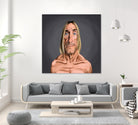 Iggy Pop by Rob Snow on GIANT ART - green digital painting