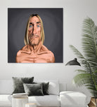 Iggy Pop by Rob Snow on GIANT ART - green digital painting