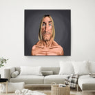 Iggy Pop by Rob Snow on GIANT ART - green digital painting