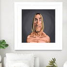 Iggy Pop by Rob Snow on GIANT ART - green digital painting