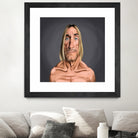 Iggy Pop by Rob Snow on GIANT ART - green digital painting