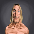 Iggy Pop by Rob Snow on GIANT ART - green digital painting