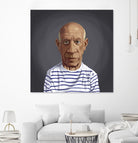 Pablo Picasso by Rob Snow on GIANT ART - blue digital painting