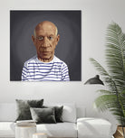 Pablo Picasso by Rob Snow on GIANT ART - blue digital painting