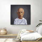 Pablo Picasso by Rob Snow on GIANT ART - blue digital painting