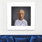 Pablo Picasso by Rob Snow on GIANT ART - blue digital painting