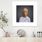 Pablo Picasso by Rob Snow on GIANT ART - blue digital painting