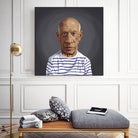 Pablo Picasso by Rob Snow on GIANT ART - blue digital painting