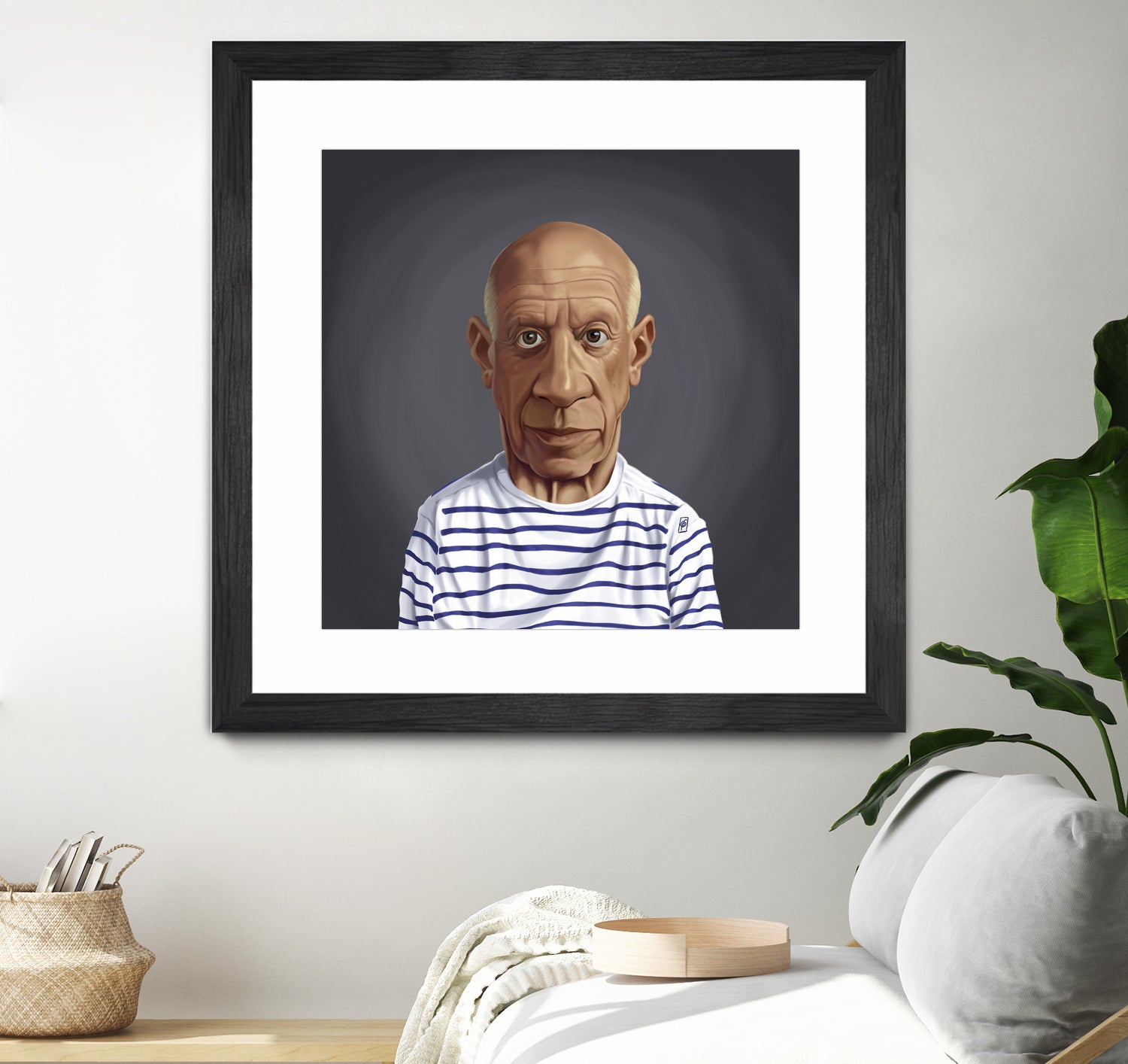 Pablo Picasso by Rob Snow on GIANT ART - blue digital painting