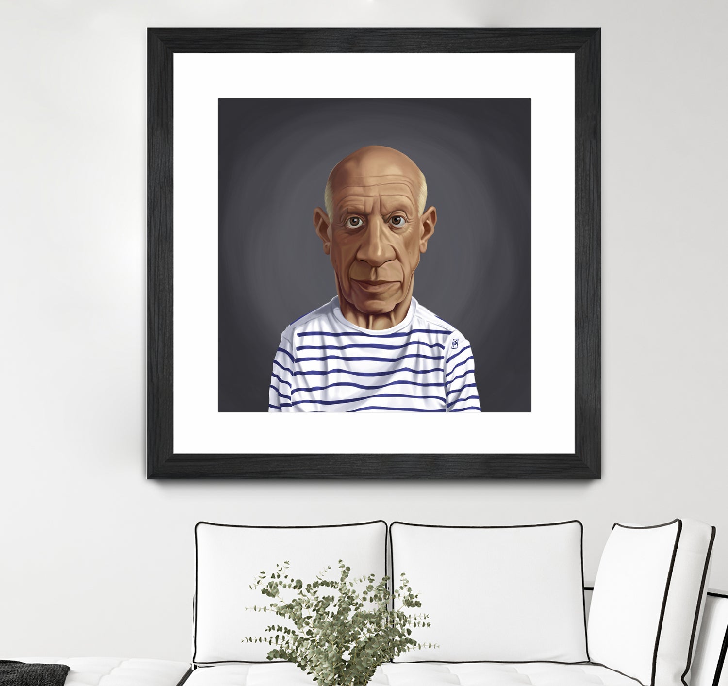 Pablo Picasso by Rob Snow on GIANT ART - blue digital painting