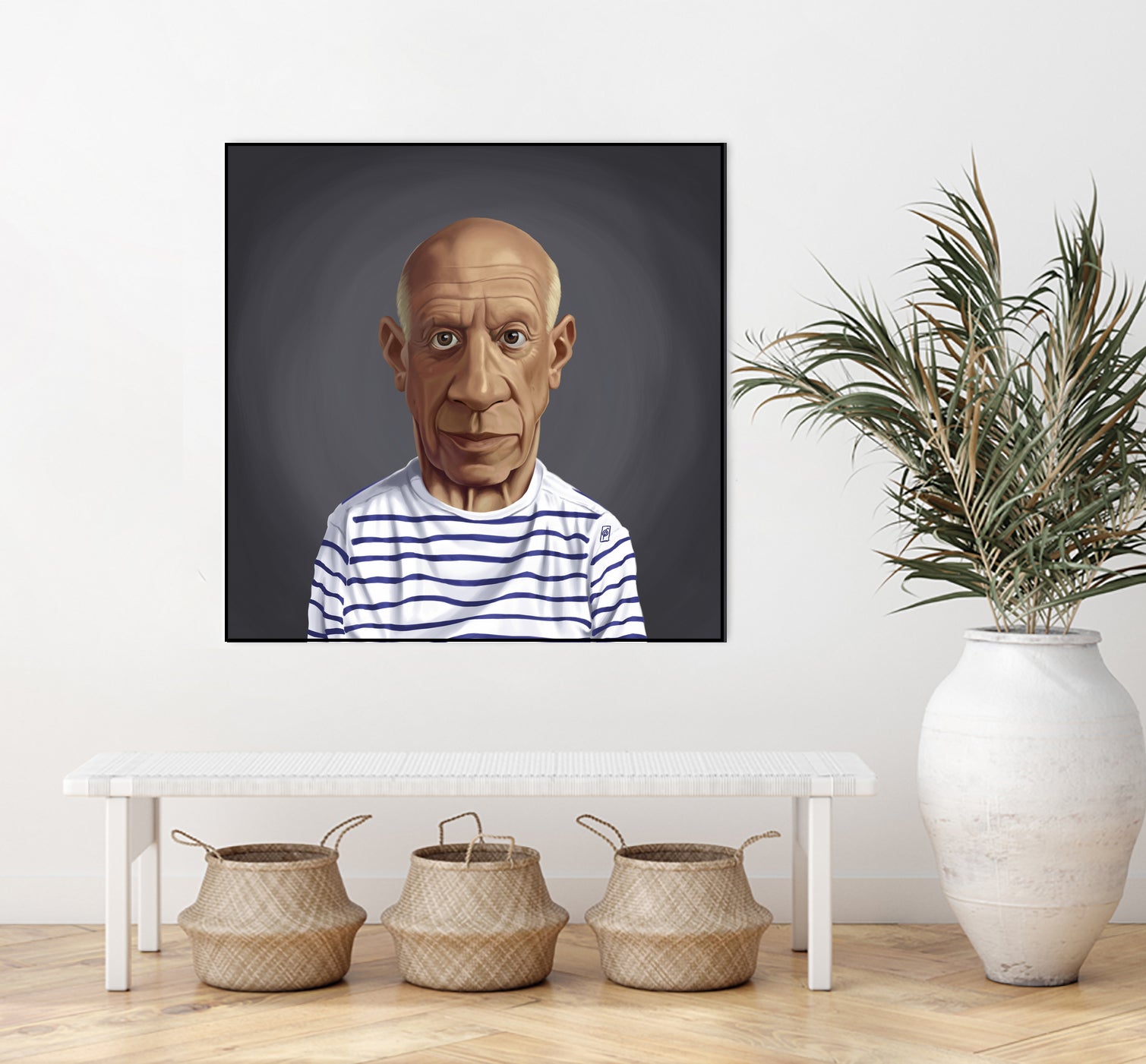 Pablo Picasso by Rob Snow on GIANT ART - blue digital painting