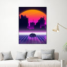 akira retrowave sunset by Muhammad Daffa Umar on GIANT ART - white photo manipulation