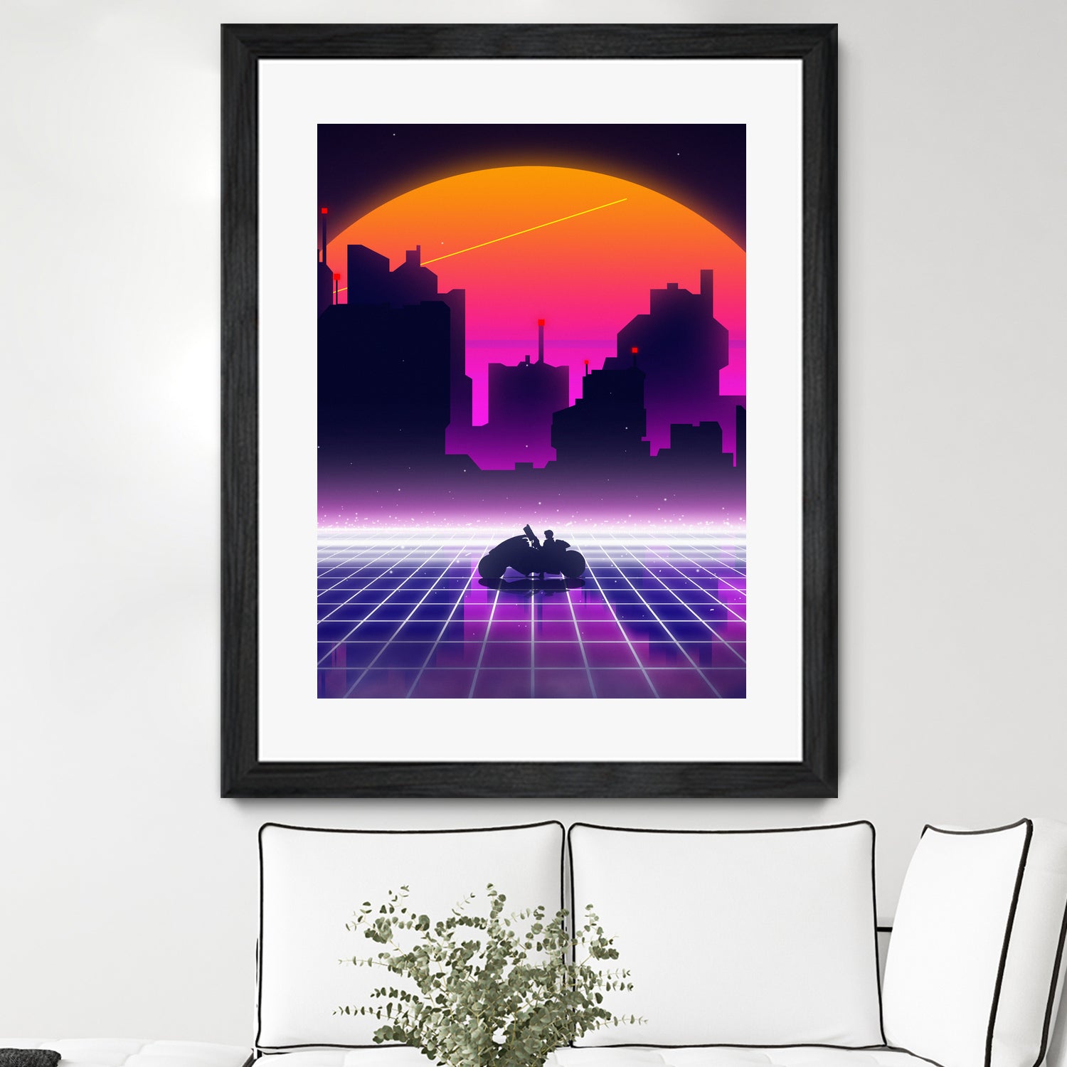 akira retrowave sunset by Muhammad Daffa Umar on GIANT ART - white photo manipulation