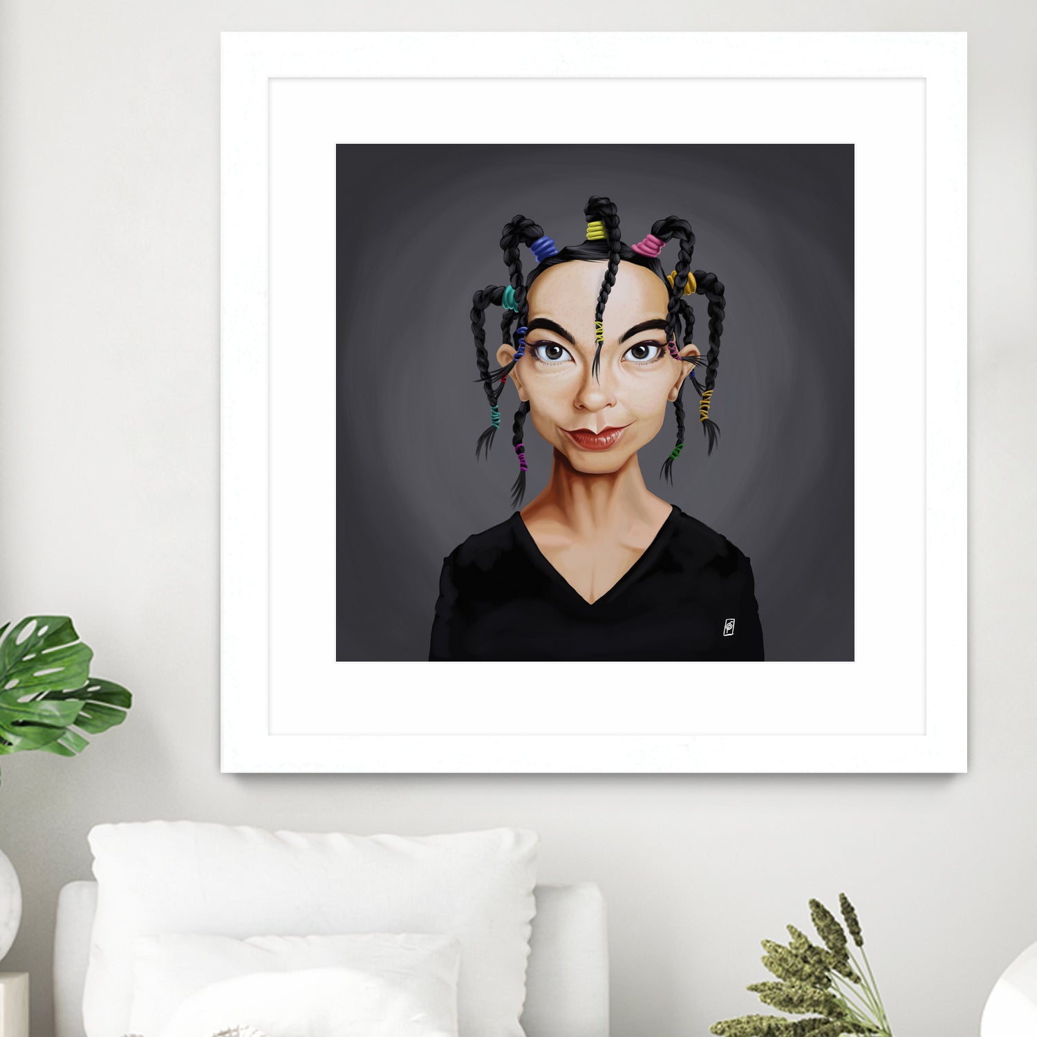 Björk by Rob Snow on GIANT ART - black digital painting