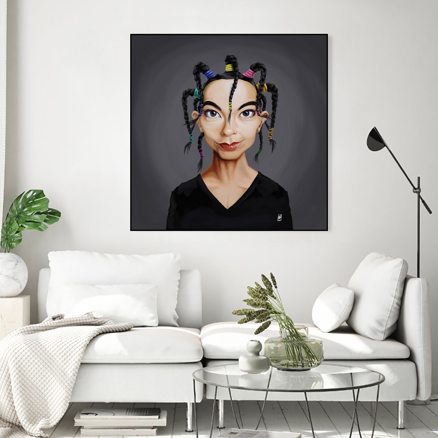 Björk by Rob Snow on GIANT ART - black digital painting