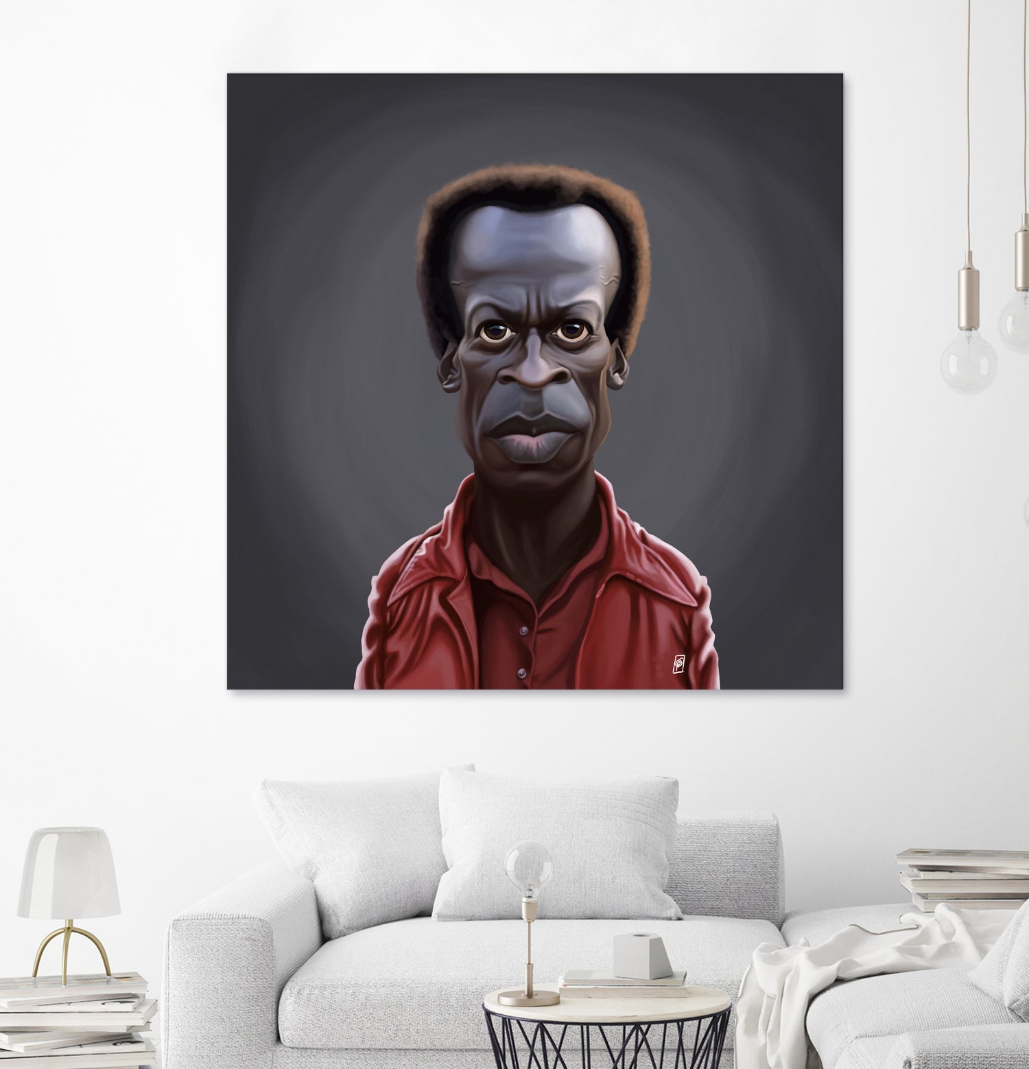 Miles Davis by Rob Snow on GIANT ART - black digital painting