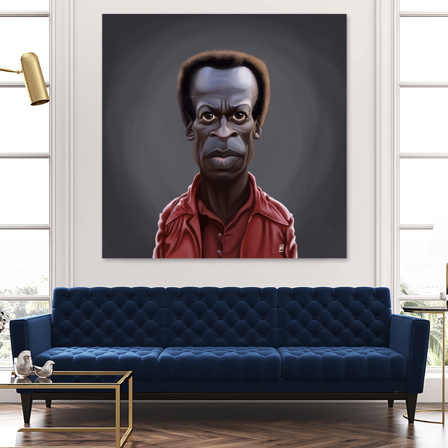 Miles Davis by Rob Snow on GIANT ART - black digital painting