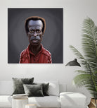 Miles Davis by Rob Snow on GIANT ART - black digital painting