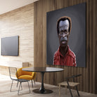 Miles Davis by Rob Snow on GIANT ART - black digital painting