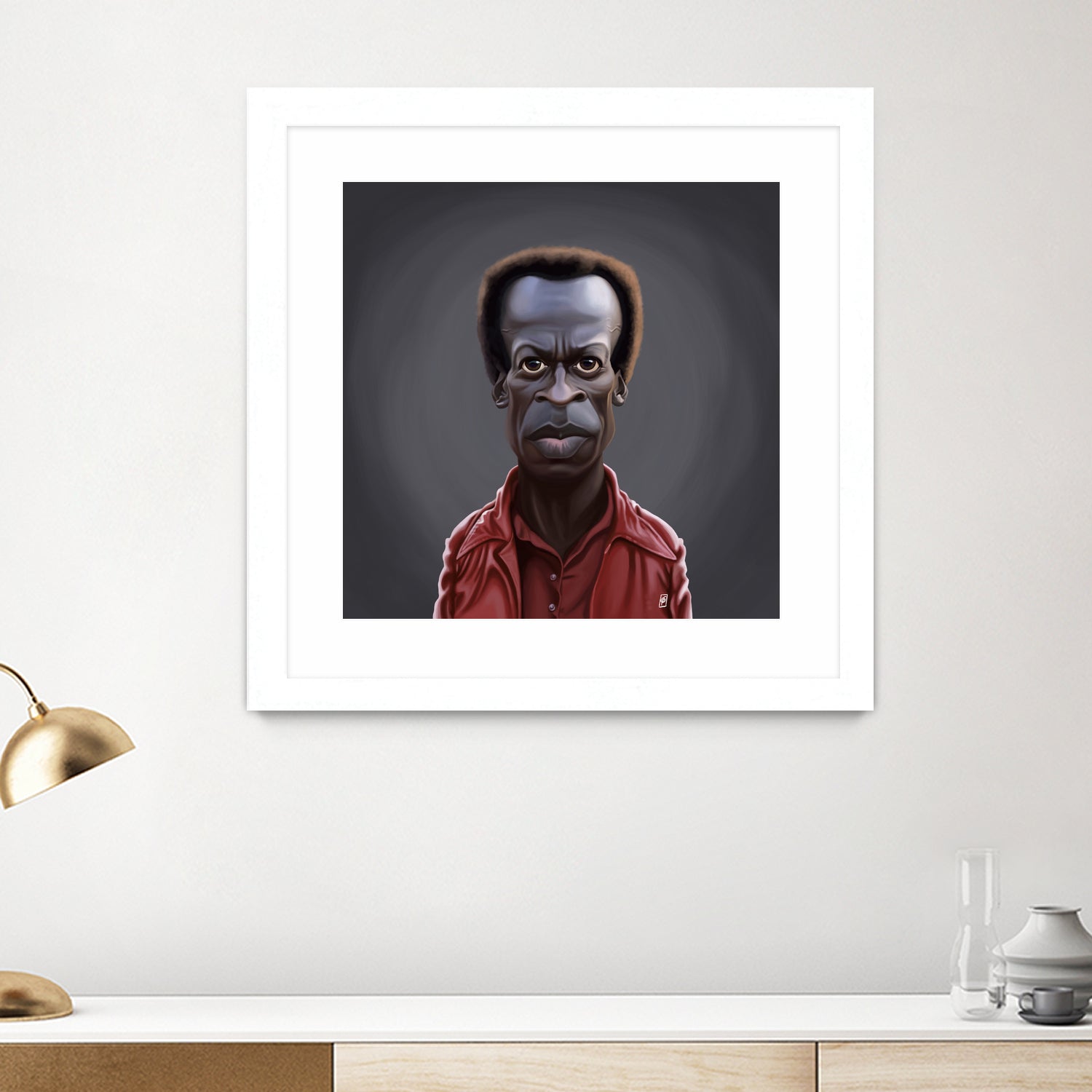 Miles Davis by Rob Snow on GIANT ART - black digital painting